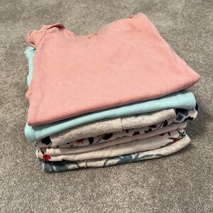 9 pc Baby girl long sleeve onesies/bodysuits